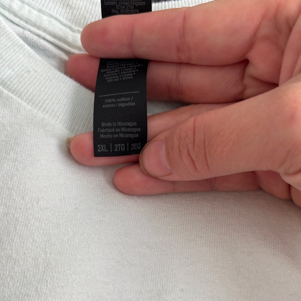 Freedom Graphic Men's T-Shirt - White - Picture 2 of 3